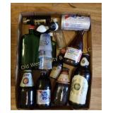 Box of Bottles & Misc