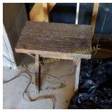 (2) Wood Stool
