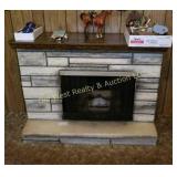 Electric Fireplace - Items Not Included