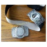 (2) Belt Buckles