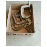 Box of C clamps