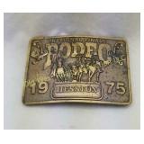 1975 Hesston NFR Belt Buckle