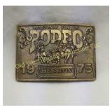 1975 Hesston NFR Belt Buckle