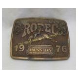 1976 Hesston NFR Belt Buckle