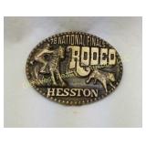 1978 Hesston NFR Belt Buckle