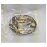 1981 Hesston NFR Belt Buckle