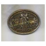 1982 Hesston NFR Belt Buckle