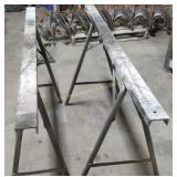 Metal Sawhorses - 60" Long