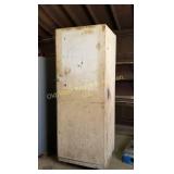 White Wood Cupboard - 35"W x 92"H