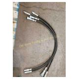 (4) Short Hydraulic Lines - New