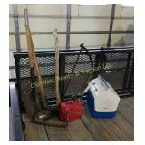 Cooler, Shovel, Gas Can & Miscellaneous