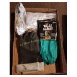 Box of Gloves & Miscellaneous