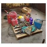 Pallet of Gas Cans & Miscellaneous