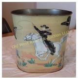 Cowboy/Cowgirl Trash Can