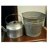 Bucket and pot