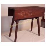 Antique Drop Leaf End Table