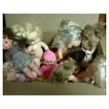 Box of dolls
