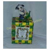 (4)John Deere Cow Figurines