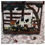 Cast Iron Cow Sheet Music Holder & Cow Items