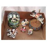 (2) Boxes of Cow Items