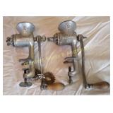 (2) Universal #2 Meat Grinders