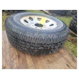Single LT265/70R18 on Rim