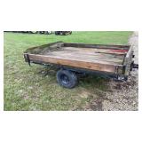 Small Tilt Top Utility Trailer