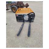 48" Wolverine Hydraulic Shift Forks for Skid Steer