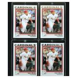 2004 Topps Yadier Molina Rookie Lot of 4 Cards