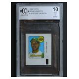 1969 Topps Decals Reggie Jackson Rookie Graded