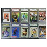 Football Star Rookie Lot of 10 Cards
