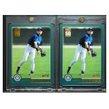 2001 Topps Ichiro Suzuki Rookie Lot of 2 Cards