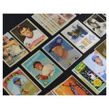 1950's-70's Topps Lot of 80 Cards w/ Stars