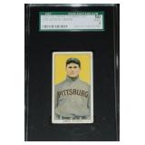 1909-11 T206 George Gibson Piedmont Back - SGC 4