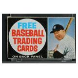 1961 Post Cereal Mickey Mantle 'Box Cut'
