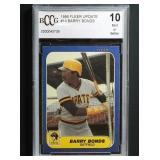 1986 Fleer Update Barry Bonds Rookie - Graded