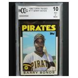 1986 Topps Traded Barry Bonds Rookie - Graded