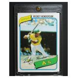 1980 Topps Rickey Henderson Rookie - EXMT