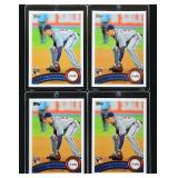 2011 Topps Freddie Freeman Rookie Lot of 4 Cards