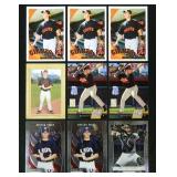 Buster Posey Lot of 9 Cards w/ 6 Rookies