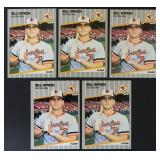 1989 Fleer Billy Ripken Error Rookie Lot of 5