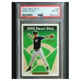 1993 Topps Gold Derek Jeter Rookie - PSA 8