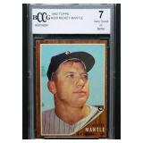 1962 Topps Mickey Mantle - BCCG 7