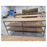 Metal Framed Shelving Unit