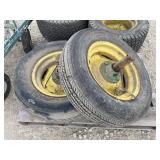 John Deere Rims & Hubs w/ Tires