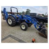 New Holland TC55DA Tractor w/ Loader & Backhoe