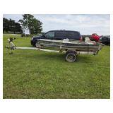 Aluminium John Boat w/ Trailer