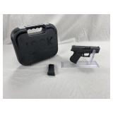 Glock, Model G43, Cal 9mm, Case