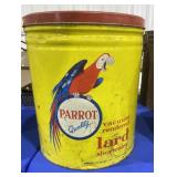 Parrot Lard Pail