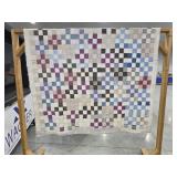 Vintage Patch Quilt 66" x 65"